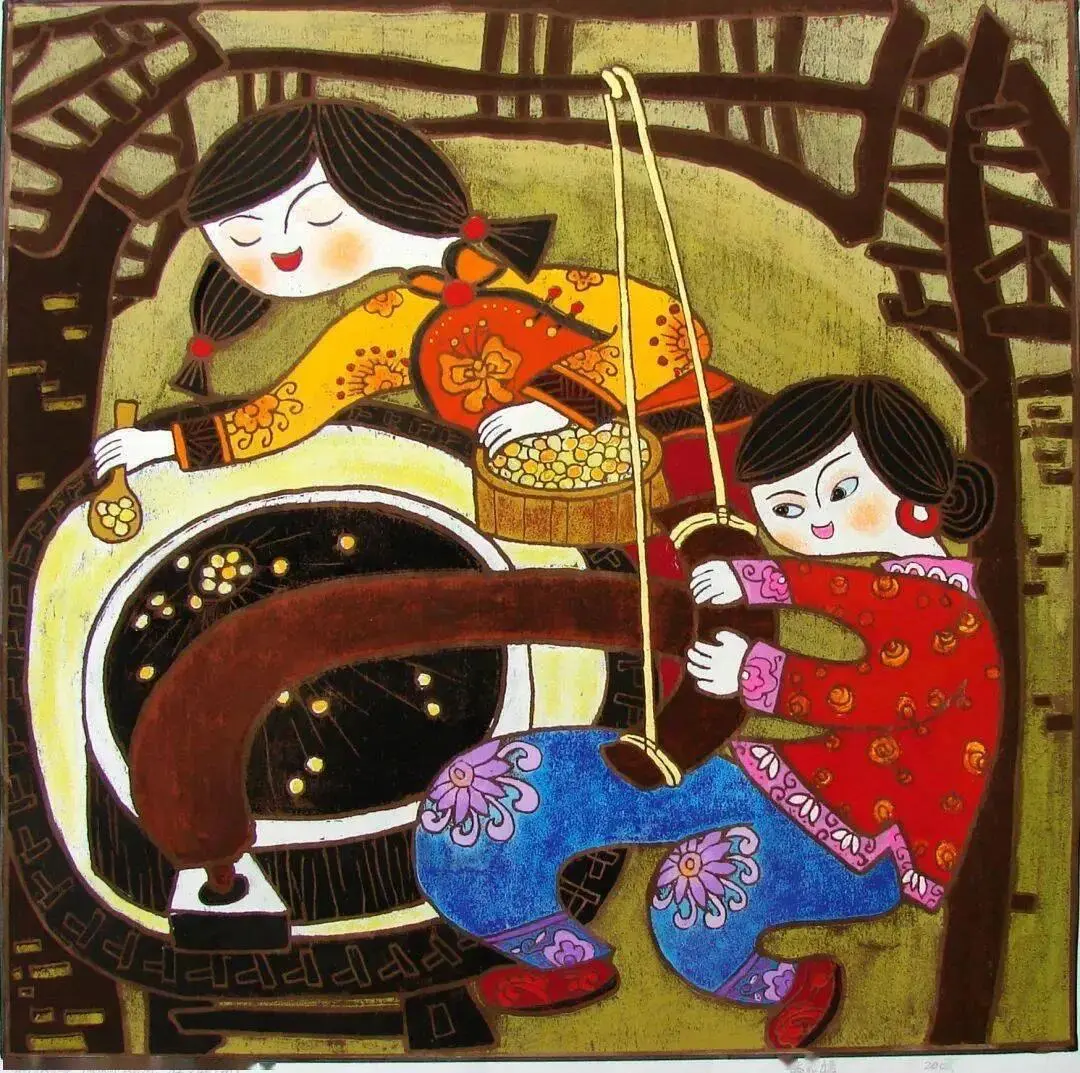 苗族民俗题材